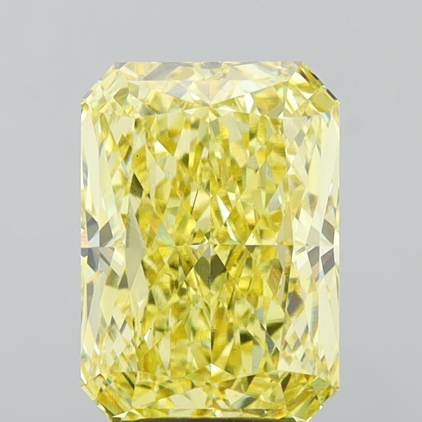 Loose Diamond - RADIANT 6.05ct Fancy Intense Yellow VS1: Loose Diamond - RADIANT 6.05ct Fancy Intense Yellow VS1 Source: This is a real non-mined Diamond that has been grown in a lab Shape: RADIANT Carats: 6.05 Color: Fancy Intense Yellow Certification: IGI
