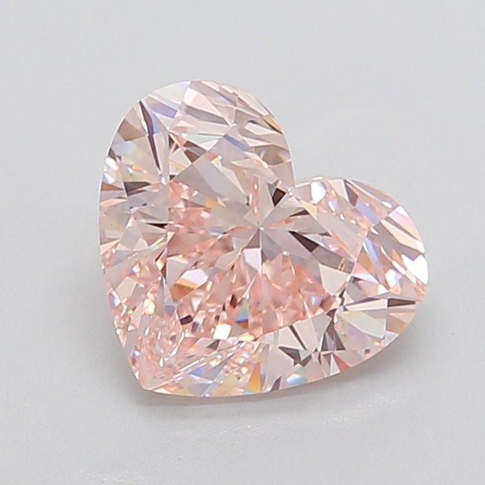 Loose Diamond - HEART 4.34ct Fancy Light Pink VS1: Loose Diamond - HEART 4.34ct Fancy Light Pink VS1 Source: This is a real non-mined Diamond that has been grown in a lab Shape: HEART Carats: 4.34 Color: Fancy Light Pink Certification: IGI The Diamond