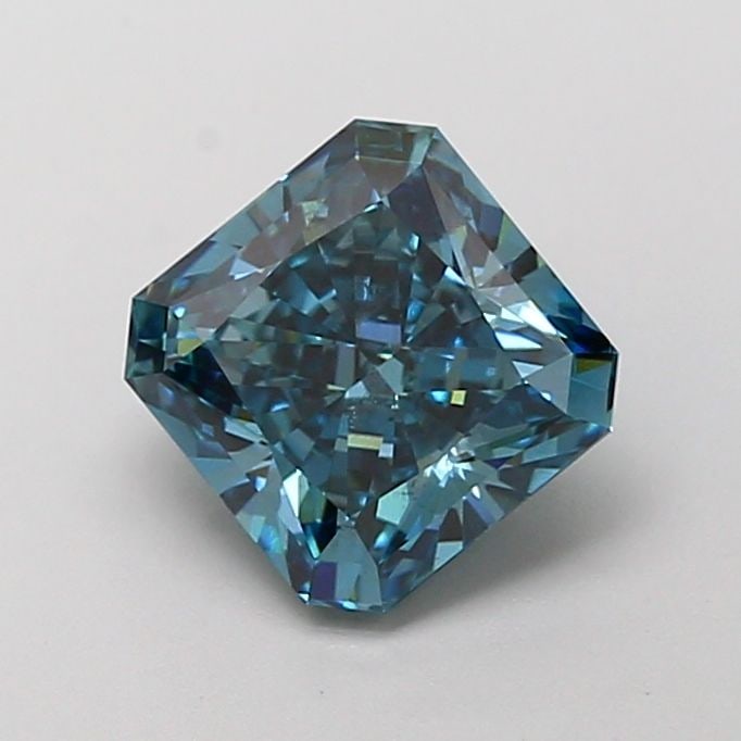 Loose Diamond - SQUARE RADIANT 2.1ct Fancy Vivid Blue SI1: Loose Diamond - SQUARE RADIANT 2.1ct Fancy Vivid Blue SI1 Source: This is a real non-mined Diamond that has been grown in a lab Shape: SQUARE RADIANT Carats: 2.1 Color: Fancy Vivid Blue Certification: