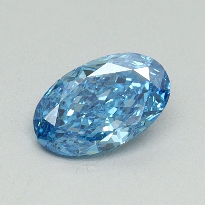 Loose Diamond - OVAL 0.46ct Fancy Vivid Blue VS1: Loose Diamond - OVAL 0.46ct Fancy Vivid Blue VS1 Source: This is a real non-mined Diamond that has been grown in a lab Shape: OVAL Carats: 0.46 Color: Fancy Vivid Blue Certification: IGI Video: