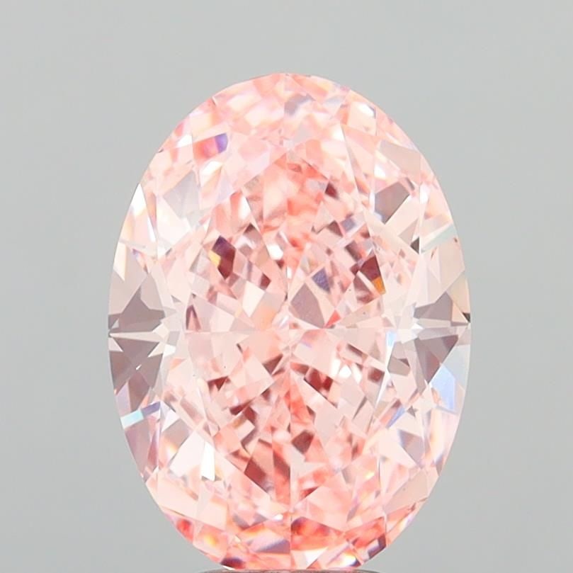 Loose Diamond - OVAL 6.5ct Fancy Vivid Pink VS1: Loose Diamond - OVAL 6.5ct Fancy Vivid Pink VS1 Source: This is a real non-mined Diamond that has been grown in a lab Shape: OVAL Carats: 6.5 Color: Fancy Vivid Pink Certification: IGI Video: