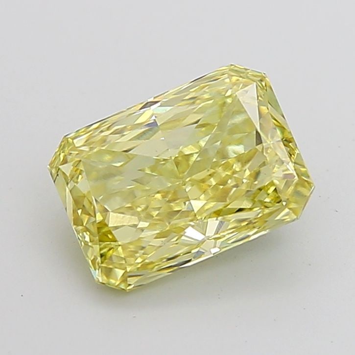 Loose Diamond - RADIANT 5.04ct Fancy Intense Yellow VS1: Loose Diamond - RADIANT 5.04ct Fancy Intense Yellow VS1 Source: This is a real non-mined Diamond that has been grown in a lab Shape: RADIANT Carats: 5.04 Color: Fancy Intense Yellow Certification: IGI