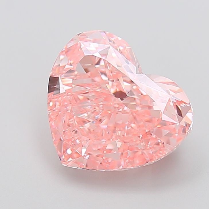 Loose Diamond - HEART 5.0ct Fancy Vivid Pink VVS2: Loose Diamond - HEART 5.0ct Fancy Vivid Pink VVS2 Source: This is a real non-mined Diamond that has been grown in a lab Shape: HEART Carats: 5.0 Color: Fancy Vivid Pink Certification: IGI Video: