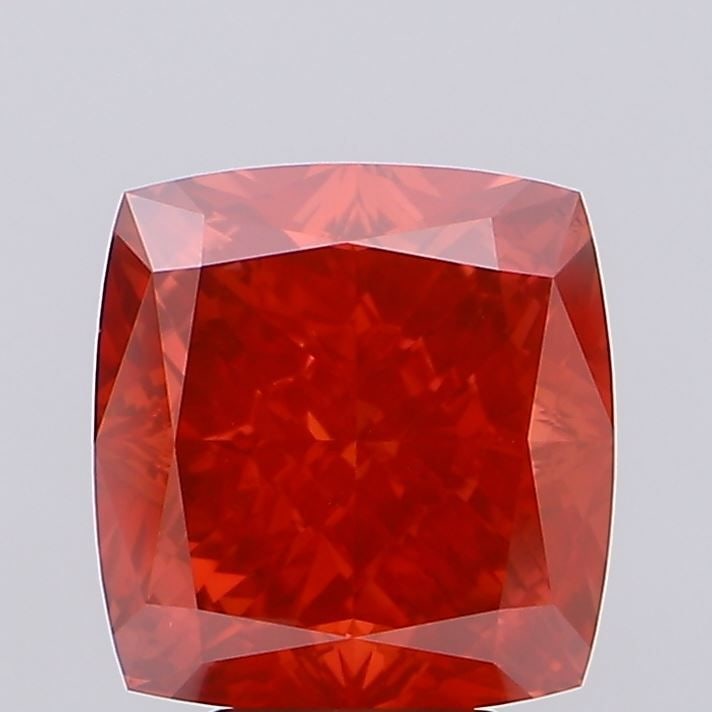 Loose Diamond - CUSHION MODIFIED 7.07ct Fancy Vivid Red VS1 (1 of 1)