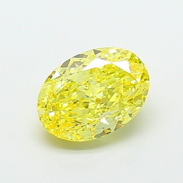Loose Diamond - OVAL 3.52ct Fancy Vivid Yellow VS1: Loose Diamond - OVAL 3.52ct Fancy Vivid Yellow VS1 Source: This is a real non-mined Diamond that has been grown in a lab Shape: OVAL Carats: 3.52 Color: Fancy Vivid Yellow Certification: IGI Video: