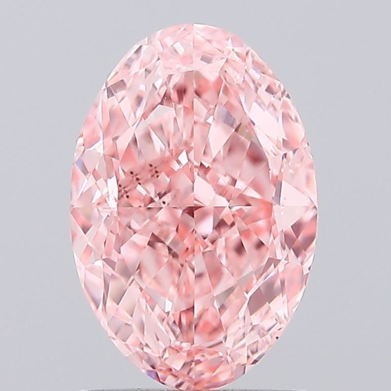 Loose Diamond - OVAL 2.0ct Fancy Vivid Pink SI1: Loose Diamond - OVAL 2.0ct Fancy Vivid Pink SI1 Source: This is a real non-mined Diamond that has been grown in a lab Shape: OVAL Carats: 2.0 Color: Fancy Vivid Pink Certification: IGI Video: