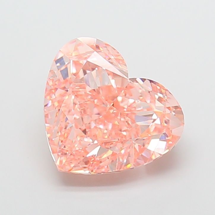Loose Diamond - HEART 10.07ct Fancy Vivid Pink VS1: Loose Diamond - HEART 10.07ct Fancy Vivid Pink VS1 Source: This is a real non-mined Diamond that has been grown in a lab Shape: HEART Carats: 10.07 Color: Fancy Vivid Pink Certification: IGI Video: