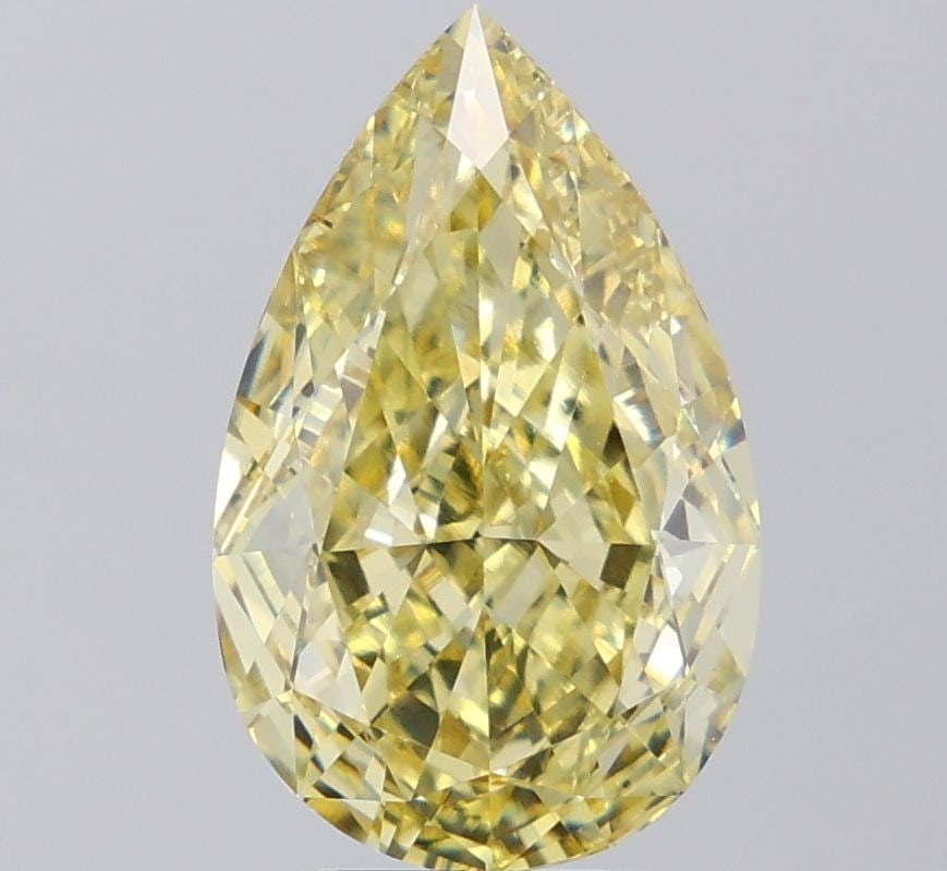 Loose Diamond - PEAR 5.62ct Fancy Intense Yellow VVS2 (1 of 1)