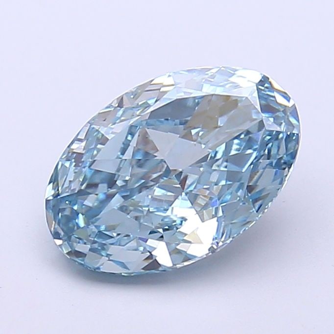 Loose Diamond - OVAL 1.96ct Fancy Vivid Blue VS1 (1 of 1)