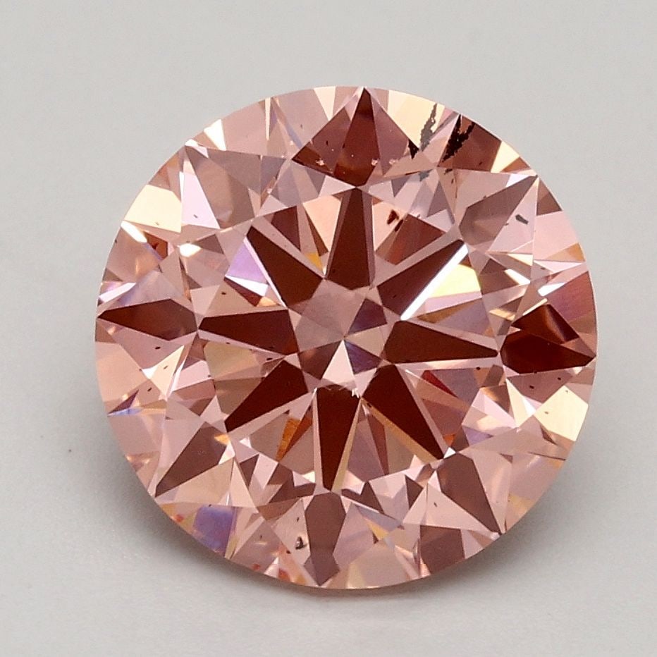 Loose Diamond - ROUND 2.5ct Fancy Intense Pink SI1: Loose Diamond - ROUND 2.5ct Fancy Intense Pink SI1 Source: This is a real non-mined Diamond that has been grown in a lab Shape: ROUND Carats: 2.5 Color: Fancy Intense Pink Certification: IGI Video: