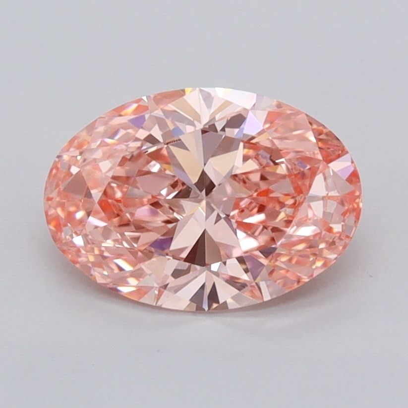 Loose Diamond - OVAL 1.33ct Fancy Vivid Pink VVS1: Loose Diamond - OVAL 1.33ct Fancy Vivid Pink VVS1 Source: This is a real non-mined Diamond that has been grown in a lab Shape: OVAL Carats: 1.33 Color: Fancy Vivid Pink Certification: IGI Video: