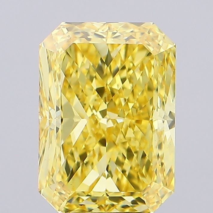 Loose Diamond - RADIANT 4.01ct Fancy Vivid Yellow VS1: Loose Diamond - RADIANT 4.01ct Fancy Vivid Yellow VS1 Source: This is a real non-mined Diamond that has been grown in a lab Shape: RADIANT Carats: 4.01 Color: Fancy Vivid Yellow Certification: IGI Vid