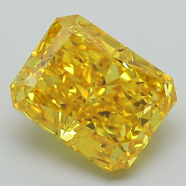 Loose Diamond - RADIANT 2.69ct Fancy Vivid Yellow VS1: Loose Diamond - RADIANT 2.69ct Fancy Vivid Yellow VS1 Source: This is a real non-mined Diamond that has been grown in a lab Shape: RADIANT Carats: 2.69 Color: Fancy Vivid Yellow Certification: IGI Vid