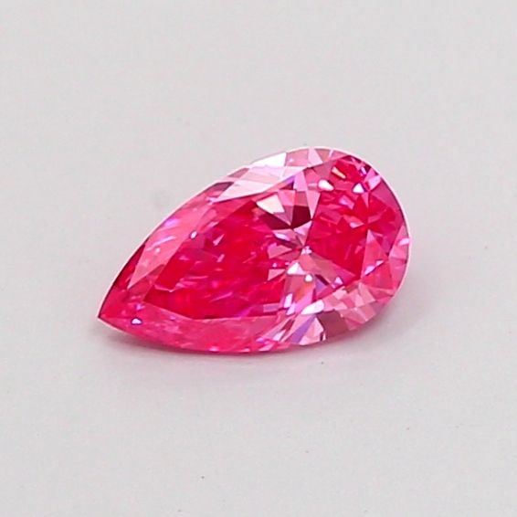 Loose Diamond - PEAR 0.37ct Fancy Vivid Pink VVS2: Loose Diamond - PEAR 0.37ct Fancy Vivid Pink VVS2 Source: This is a real non-mined Diamond that has been grown in a lab Shape: PEAR Carats: 0.37 Color: Fancy Vivid Pink Certification: IGI Video: