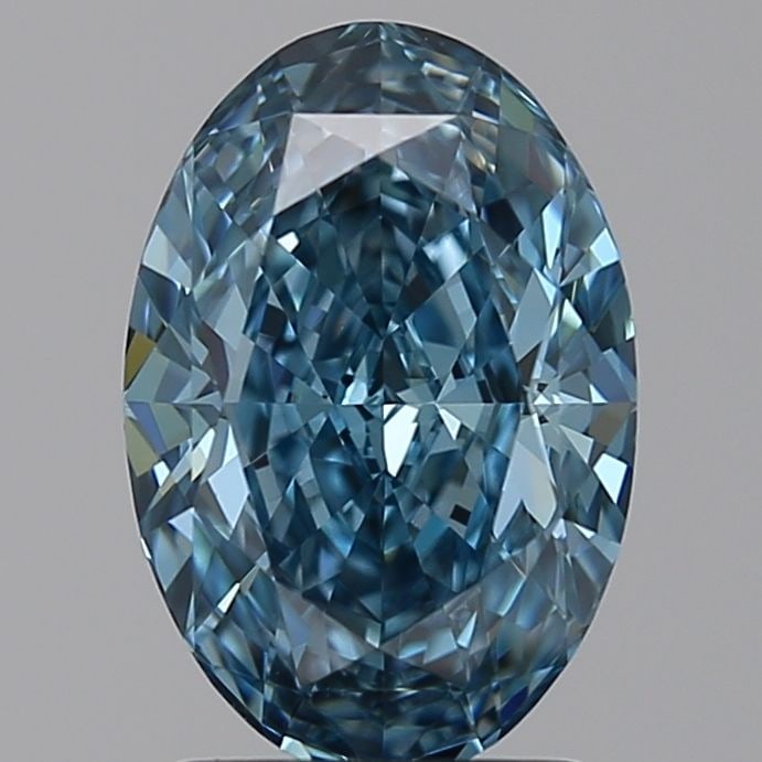 Loose Diamond - OVAL 2.07ct Blue VS1: Loose Diamond - OVAL 2.07ct Blue VS1 Source: This is a real non-mined Diamond that has been grown in a lab Shape: OVAL Carats: 2.07 Color: Blue Certification: NONE Video: