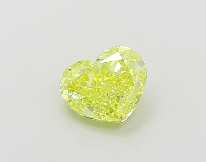 Loose Diamond - HEART 1.01ct Fancy Vivid Yellow VVS2: Loose Diamond - HEART 1.01ct Fancy Vivid Yellow VVS2 Source: This is a real non-mined Diamond that has been grown in a lab Shape: HEART Carats: 1.01 Color: Fancy Vivid Yellow Certification: IGI Video:
