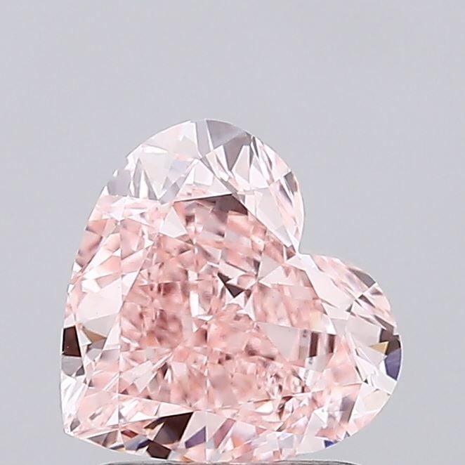 Loose Diamond - HEART 1.73ct Fancy Intense Pink VS1: Loose Diamond - HEART 1.73ct Fancy Intense Pink VS1 Source: This is a real non-mined Diamond that has been grown in a lab Shape: HEART Carats: 1.73 Color: Fancy Intense Pink Certification: IGI Video: