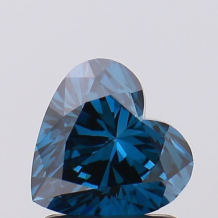 Loose Diamond - HEART 1.03ct Fancy Deep Blue VS1: Loose Diamond - HEART 1.03ct Fancy Deep Blue VS1 Source: This is a real non-mined Diamond that has been grown in a lab Shape: HEART Carats: 1.03 Color: Fancy Deep Blue Certification: NONE Video: