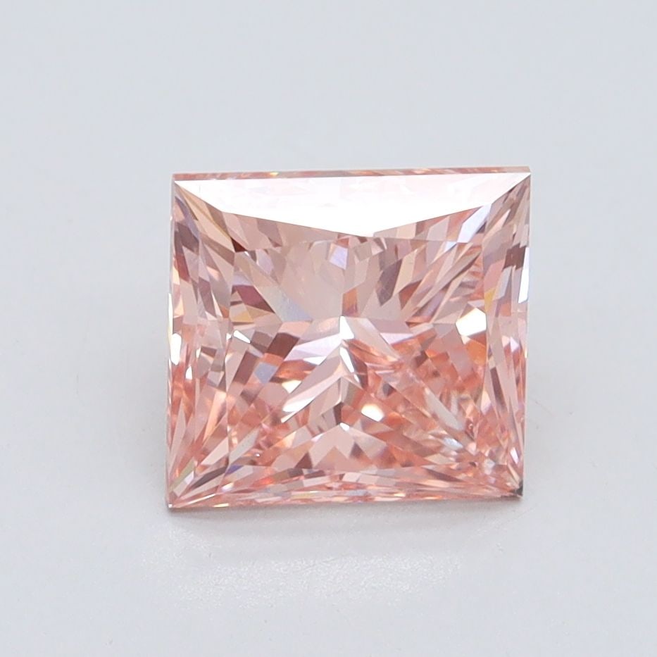 Loose Diamond - PRINCESS 2.0ct Fancy Intense Pink SI1: Loose Diamond - PRINCESS 2.0ct Fancy Intense Pink SI1 Source: This is a real non-mined Diamond that has been grown in a lab Shape: PRINCESS Carats: 2.0 Color: Fancy Intense Pink Certification: IGI Vid