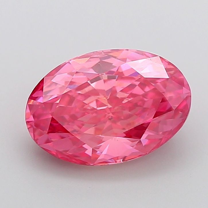 Loose Diamond - OVAL 5.1ct Fancy Vivid Pink VS1: Loose Diamond - OVAL 5.1ct Fancy Vivid Pink VS1 Source: This is a real non-mined Diamond that has been grown in a lab Shape: OVAL Carats: 5.1 Color: Fancy Vivid Pink Certification: IGI Video: