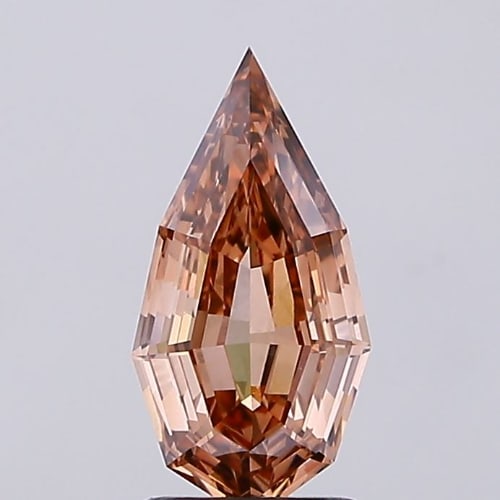 Loose Diamond - PEAR 1.61ct Fancy Brown VVS2: Loose Diamond - PEAR 1.61ct Fancy Brown VVS2 Source: This is a real non-mined Diamond that has been grown in a lab Shape: PEAR Carats: 1.61 Color: Fancy Brown Certification: IGI Video: