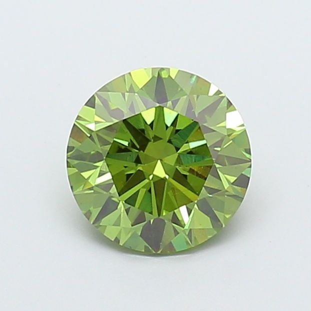 Ideal Loose Diamond - ROUND 1.91ct Fancy Vivid Green VS1: Ideal Loose Diamond - ROUND 1.91ct Fancy Vivid Green VS1 Source: This is a real non-mined Diamond that has been grown in a lab Shape: ROUND Carats: 1.91 Color: Fancy Vivid Green Certification: IGI Vid