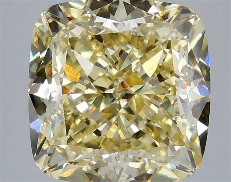 Loose Diamond - CUSHION MODIFIED 5.03ct Fancy Yellow VVS2 (1 of 1)
