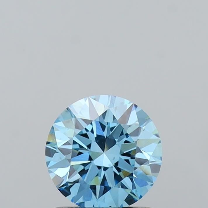 Ideal Loose Diamond - ROUND 1.0ct Fancy Vivid Blue VS1: Ideal Loose Diamond - ROUND 1.0ct Fancy Vivid Blue VS1 Source: This is a real non-mined Diamond that has been grown in a lab Shape: ROUND Carats: 1.0 Color: Fancy Vivid Blue Certification: IGI Video: