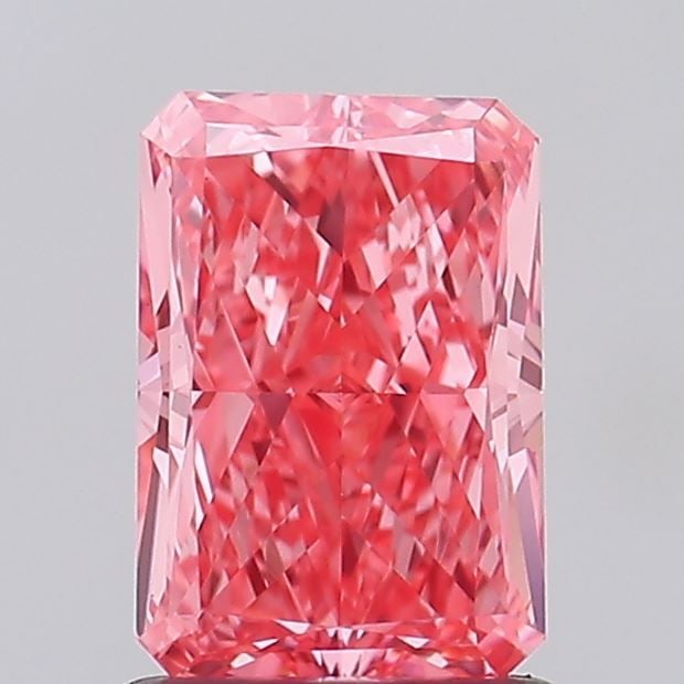 Loose Diamond - RADIANT 1.31ct Fancy Vivid Pink VVS2: Loose Diamond - RADIANT 1.31ct Fancy Vivid Pink VVS2 Source: This is a real non-mined Diamond that has been grown in a lab Shape: RADIANT Carats: 1.31 Color: Fancy Vivid Pink Certification: IGI The Di