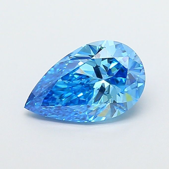 Loose Diamond - PEAR 1.51ct Fancy Vivid Blue VS1: Loose Diamond - PEAR 1.51ct Fancy Vivid Blue VS1 Source: This is a real non-mined Diamond that has been grown in a lab Shape: PEAR Carats: 1.51 Color: Fancy Vivid Blue Certification: IGI Video: