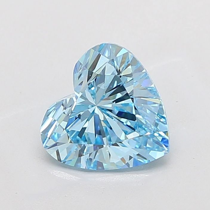 Loose Diamond - HEART 3.08ct Fancy Vivid Blue VS1: Loose Diamond - HEART 3.08ct Fancy Vivid Blue VS1 Source: This is a real non-mined Diamond that has been grown in a lab Shape: HEART Carats: 3.08 Color: Fancy Vivid Blue Certification: IGI Video: