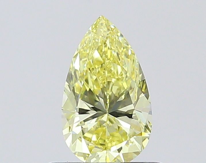 Loose Diamond - PEAR 0.58ct Fancy Yellow VVS2: Loose Diamond - PEAR 0.58ct Fancy Yellow VVS2 Source: This is a real non-mined Diamond that has been grown in a lab Shape: PEAR Carats: 0.58 Color: Fancy Yellow Certification: IGI Video: