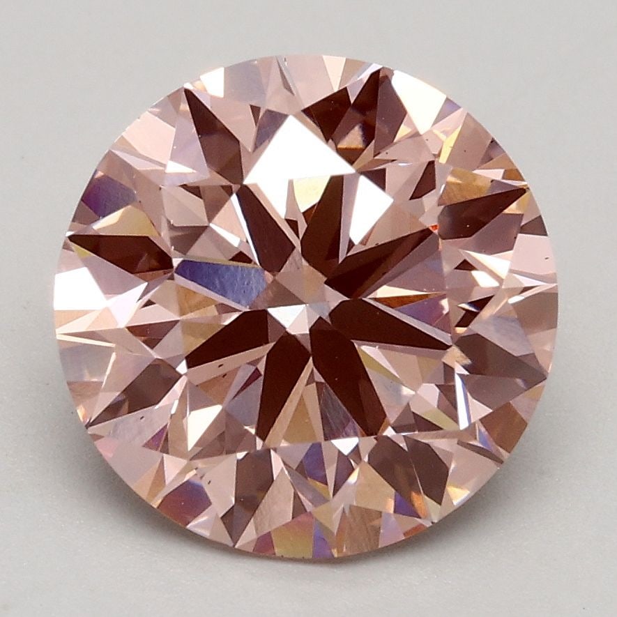 Loose Diamond - ROUND 2.56ct Fancy Intense Pink VS2 (1 of 1)
