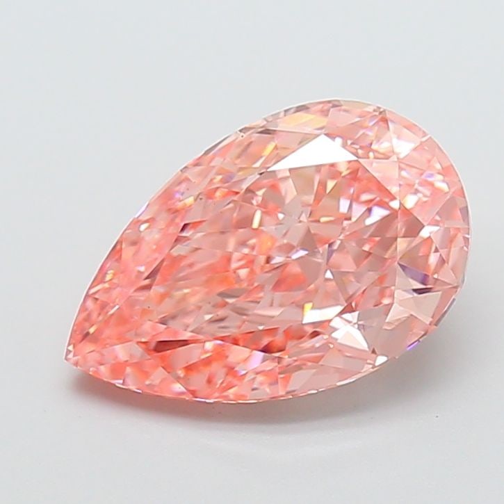 Loose Diamond - PEAR 3.05ct Fancy Vivid Pink VS1 (1 of 1)