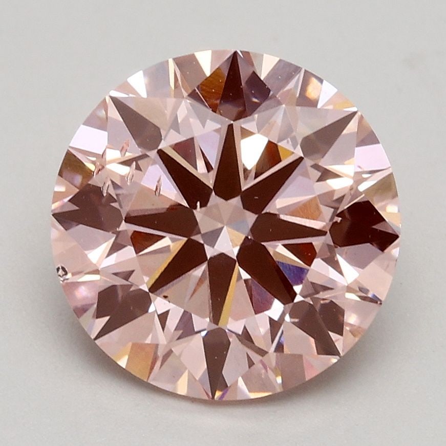 Loose Diamond - ROUND 2.13ct Fancy Intense Pink SI1: Loose Diamond - ROUND 2.13ct Fancy Intense Pink SI1 Source: This is a real non-mined Diamond that has been grown in a lab Shape: ROUND Carats: 2.13 Color: Fancy Intense Pink Certification: IGI Video: