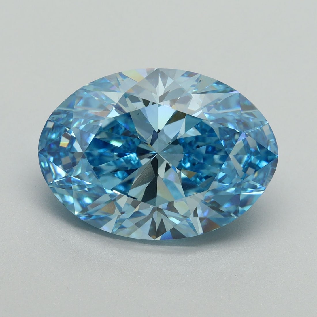 Loose Diamond - OVAL 10.03ct Fancy Vivid Blue VS1 (1 of 1)