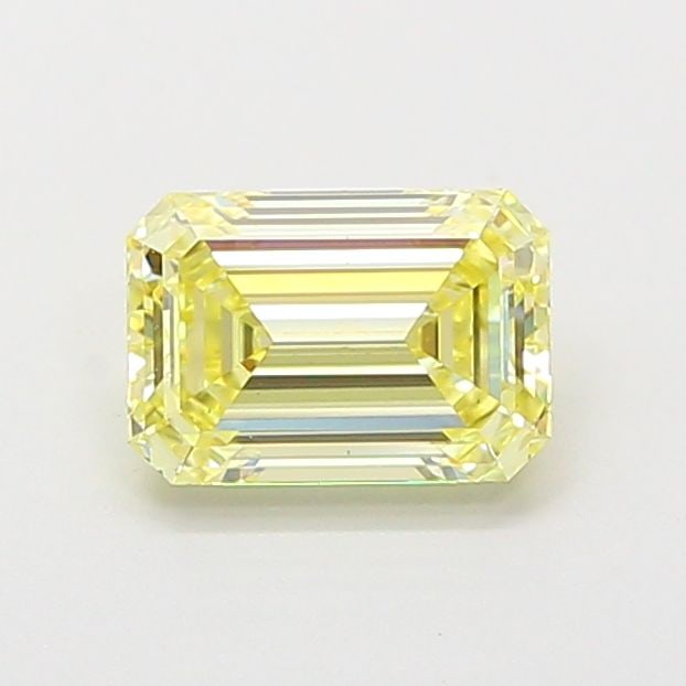 Loose Diamond - EMERALD 1.09ct Fancy Light Yellow VS1: Loose Diamond - EMERALD 1.09ct Fancy Light Yellow VS1 Source: This is a real non-mined Diamond that has been grown in a lab Shape: EMERALD Carats: 1.09 Color: Fancy Light Yellow Certification: IGI Vid