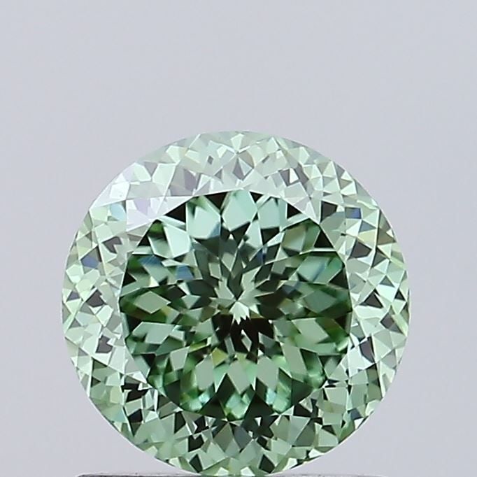 Loose Diamond - ROUND 0.91ct Fancy Vivid Green VVS2: Loose Diamond - ROUND 0.91ct Fancy Vivid Green VVS2 Source: This is a real non-mined Diamond that has been grown in a lab Shape: ROUND Carats: 0.91 Color: Fancy Vivid Green Certification: IGI Video: