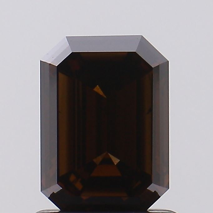 Loose Diamond - EMERALD 1.1ct Fancy Deep Brown VS2: Loose Diamond - EMERALD 1.1ct Fancy Deep Brown VS2 Source: This is a real non-mined Diamond that has been grown in a lab Shape: EMERALD Carats: 1.1 Color: Fancy Deep Brown Certification: NONE Video: