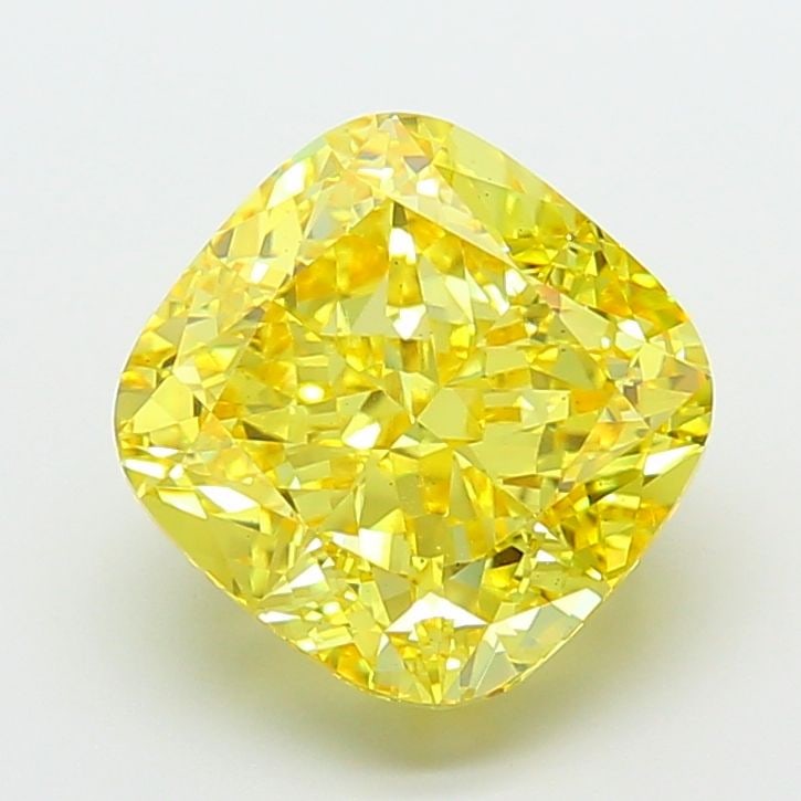Loose Diamond - CUSHION MODIFIED 7.0ct Fancy Vivid Yellow VS1: Loose Diamond - CUSHION MODIFIED 7.0ct Fancy Vivid Yellow VS1 Source: This is a real non-mined Diamond that has been grown in a lab Shape: CUSHION MODIFIED Carats: 7.0 Color: Fancy Vivid Yellow Certif