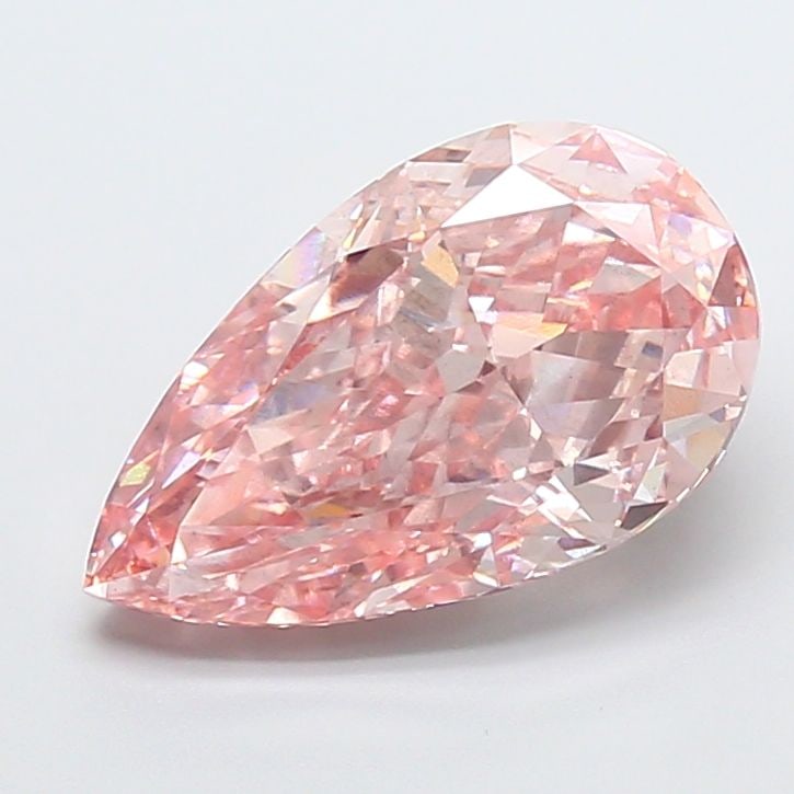 Loose Diamond - PEAR 7.06ct Fancy Intense Pink SI1: Loose Diamond - PEAR 7.06ct Fancy Intense Pink SI1 Source: This is a real non-mined Diamond that has been grown in a lab Shape: PEAR Carats: 7.06 Color: Fancy Intense Pink Certification: IGI Video: