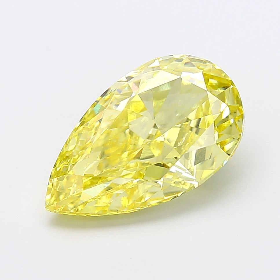 Loose Diamond - PEAR 7.0ct Fancy Intense Yellow VS1: Loose Diamond - PEAR 7.0ct Fancy Intense Yellow VS1 Source: This is a real non-mined Diamond that has been grown in a lab Shape: PEAR Carats: 7.0 Color: Fancy Intense Yellow Certification: IGI Video: