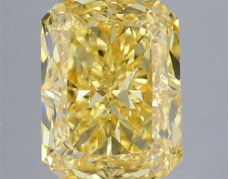 Loose Diamond - RADIANT 3.07ct Fancy Vivid Yellow VS1 (1 of 1)