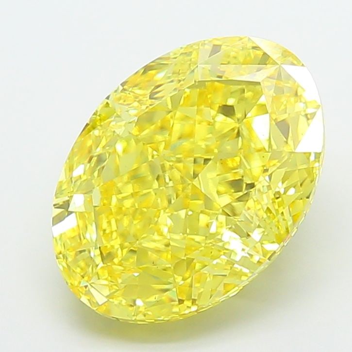 Loose Diamond - OVAL 9.03ct Fancy Vivid Yellow VS1: Loose Diamond - OVAL 9.03ct Fancy Vivid Yellow VS1 Source: This is a real non-mined Diamond that has been grown in a lab Shape: OVAL Carats: 9.03 Color: Fancy Vivid Yellow Certification: IGI Video:
