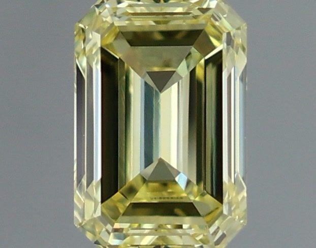 Loose Diamond - EMERALD 0.72ct Fancy Intense Yellow VVS2: Loose Diamond - EMERALD 0.72ct Fancy Intense Yellow VVS2 Source: This is a real non-mined Diamond that has been grown in a lab Shape: EMERALD Carats: 0.72 Color: Fancy Intense Yellow Certification: IG