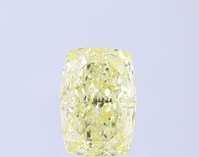 Loose Diamond - CUSHION MODIFIED 1.5ct Fancy Light Yellow VS1: Loose Diamond - CUSHION MODIFIED 1.5ct Fancy Light Yellow VS1 Source: This is a real non-mined Diamond that has been grown in a lab Shape: CUSHION MODIFIED Carats: 1.5 Color: Fancy Light Yellow Certif