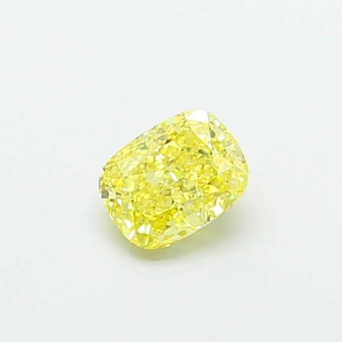 Loose Diamond - CUSHION MODIFIED 1.04ct Fancy Vivid Yellow VS1: Loose Diamond - CUSHION MODIFIED 1.04ct Fancy Vivid Yellow VS1 Source: This is a real non-mined Diamond that has been grown in a lab Shape: CUSHION MODIFIED Carats: 1.04 Color: Fancy Vivid Yellow Cert