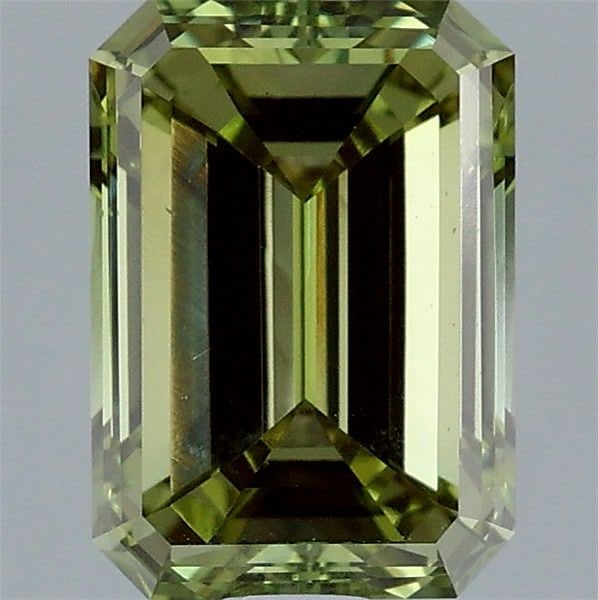 Loose Diamond - EMERALD 1.53ct Fancy Vivid Green VS1: Loose Diamond - EMERALD 1.53ct Fancy Vivid Green VS1 Source: This is a real non-mined Diamond that has been grown in a lab Shape: EMERALD Carats: 1.53 Color: Fancy Vivid Green Certification: IGI Video