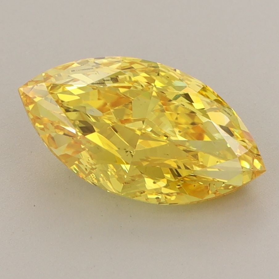 Loose Diamond - MARQUISE 2.25ct Fancy Vivid Yellow VVS2: Loose Diamond - MARQUISE 2.25ct Fancy Vivid Yellow VVS2 Source: This is a real non-mined Diamond that has been grown in a lab Shape: MARQUISE Carats: 2.25 Color: Fancy Vivid Yellow Certification: IGI 