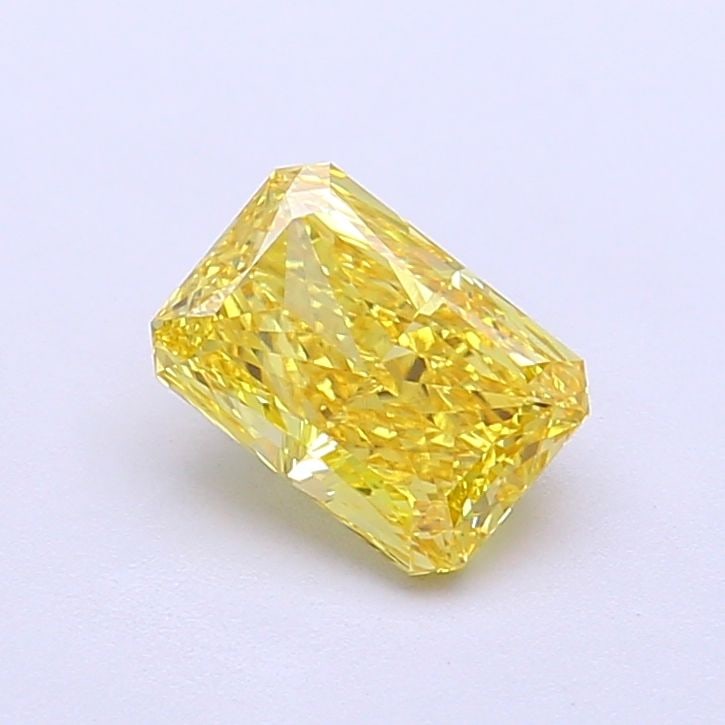 Loose Diamond - RADIANT 1.02ct Fancy Vivid Yellow VVS2: Loose Diamond - RADIANT 1.02ct Fancy Vivid Yellow VVS2 Source: This is a real non-mined Diamond that has been grown in a lab Shape: RADIANT Carats: 1.02 Color: Fancy Vivid Yellow Certification: IGI Vi